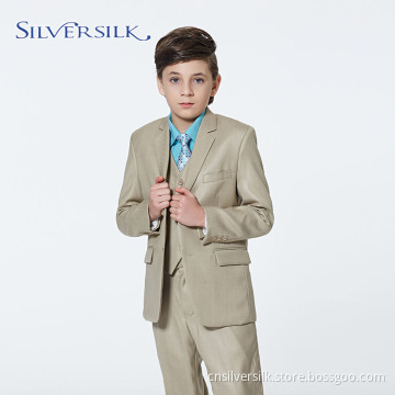 High End Polyester Rayon 3pcs Suit Set Boy